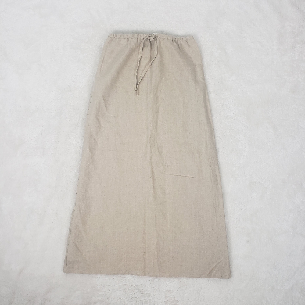Nwt J. Crew Factory Size XS Beige Skirt Linen